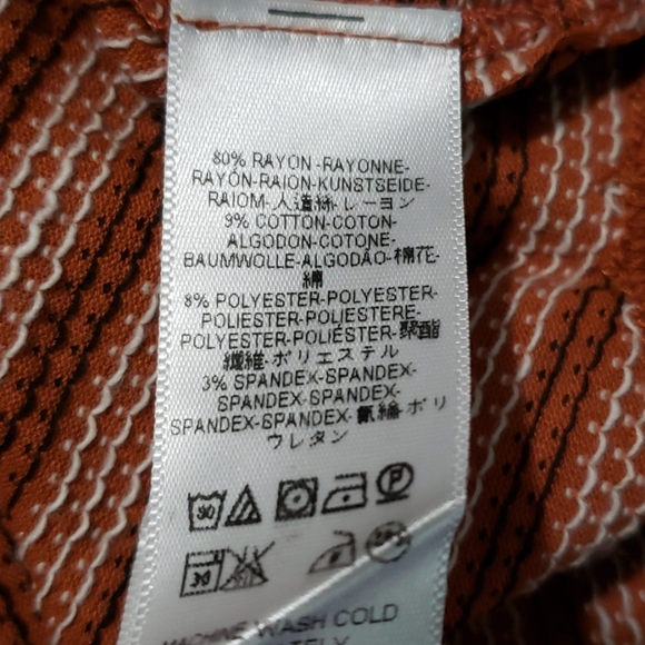 Final Sale NWT We The Free Rust Polka Short Sleeve Size XL - Picture 8 of 9